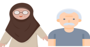 الحاج صابر رمضان عبد النبي واخته الحاجه ام محمد رمضان عبد النبي